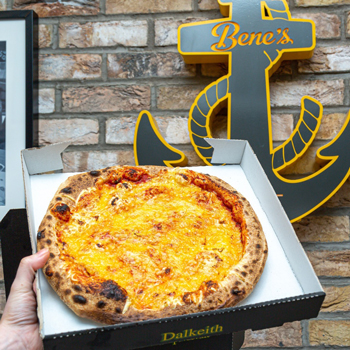 Bene's in Port Seton tasty Pizza. 